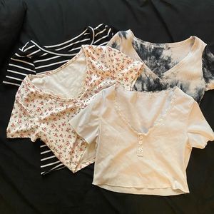 shein women’s cropped tee bundle